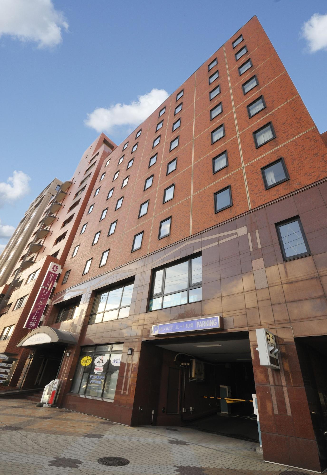 Hotel Sunroute Sapporo Exterior foto